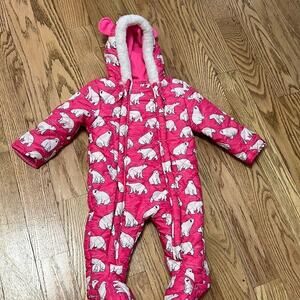 WIPPETTE POLAR BEAR SNOW SUIT SIZE 12M